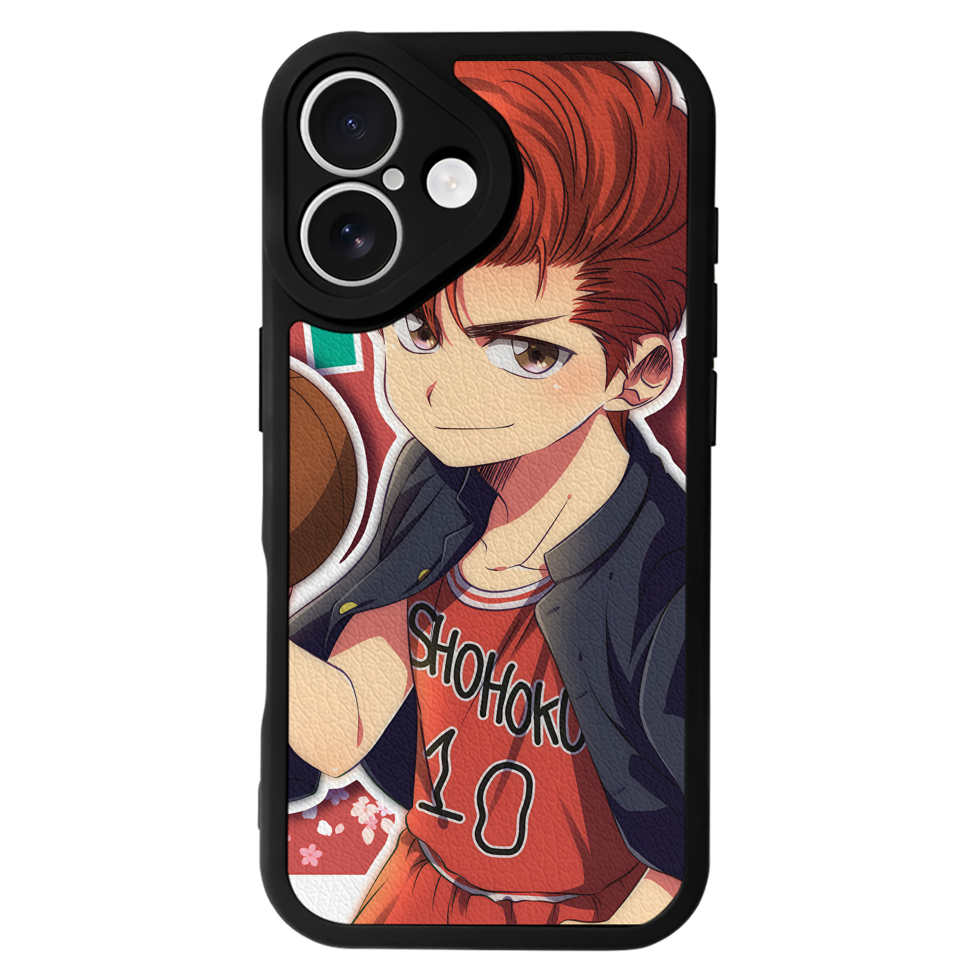 （画像用） SLAM DUNK／スラムダンク 【iPhone 16シリーズ対応】シリコンスマホケース（レザー調） 材質：シリコン